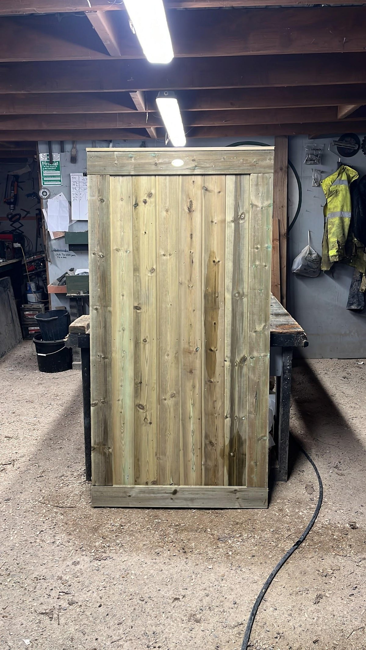 6FT Z Frame Feather Edge Gate - Front