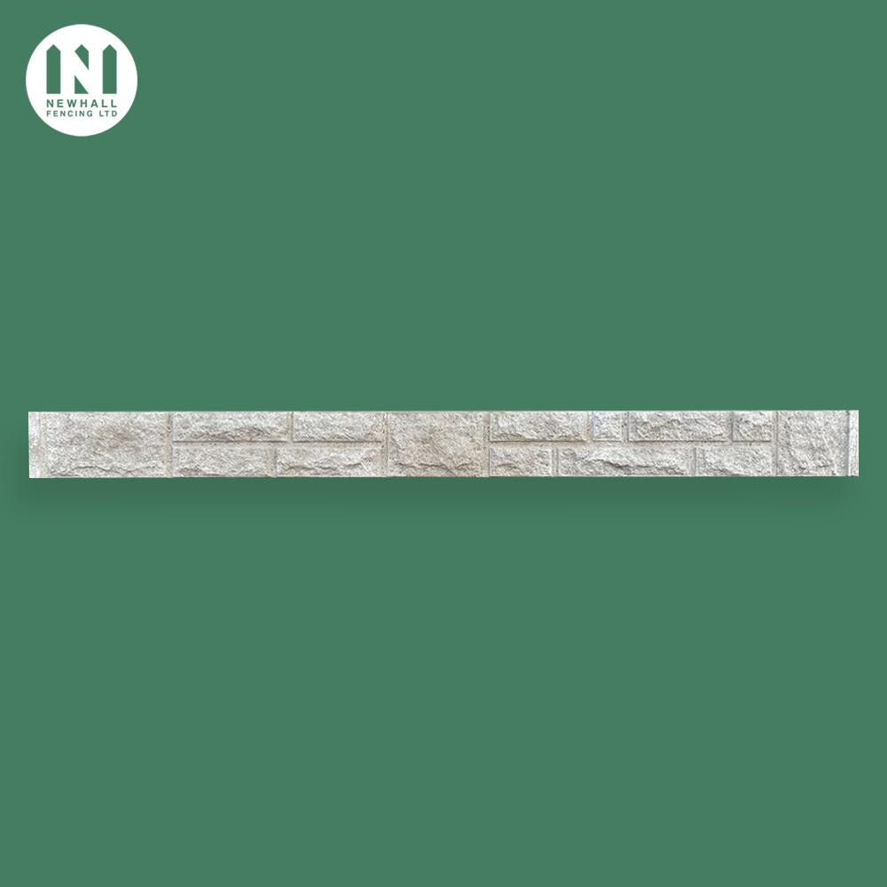 6 inch rock face concrete gravel board