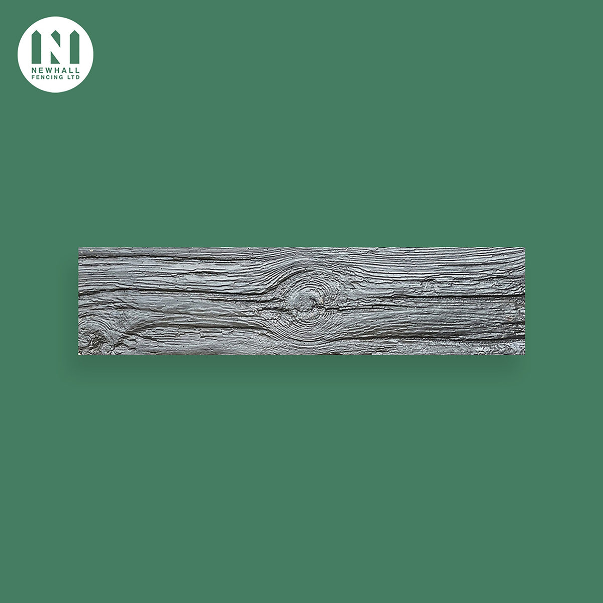 225x900mm universal concrete board with a grey wood grain effect face