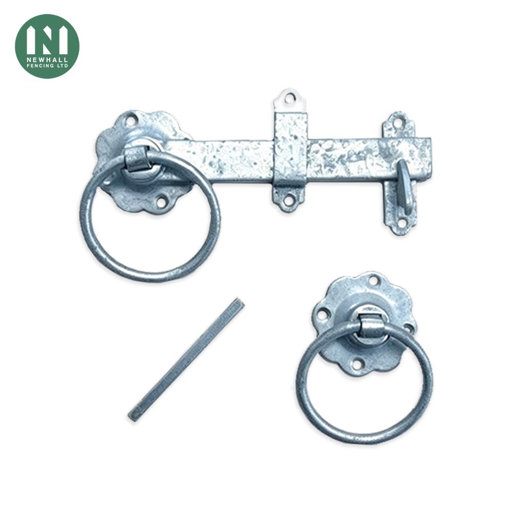 6 inch galvanised ring latch for timber gates