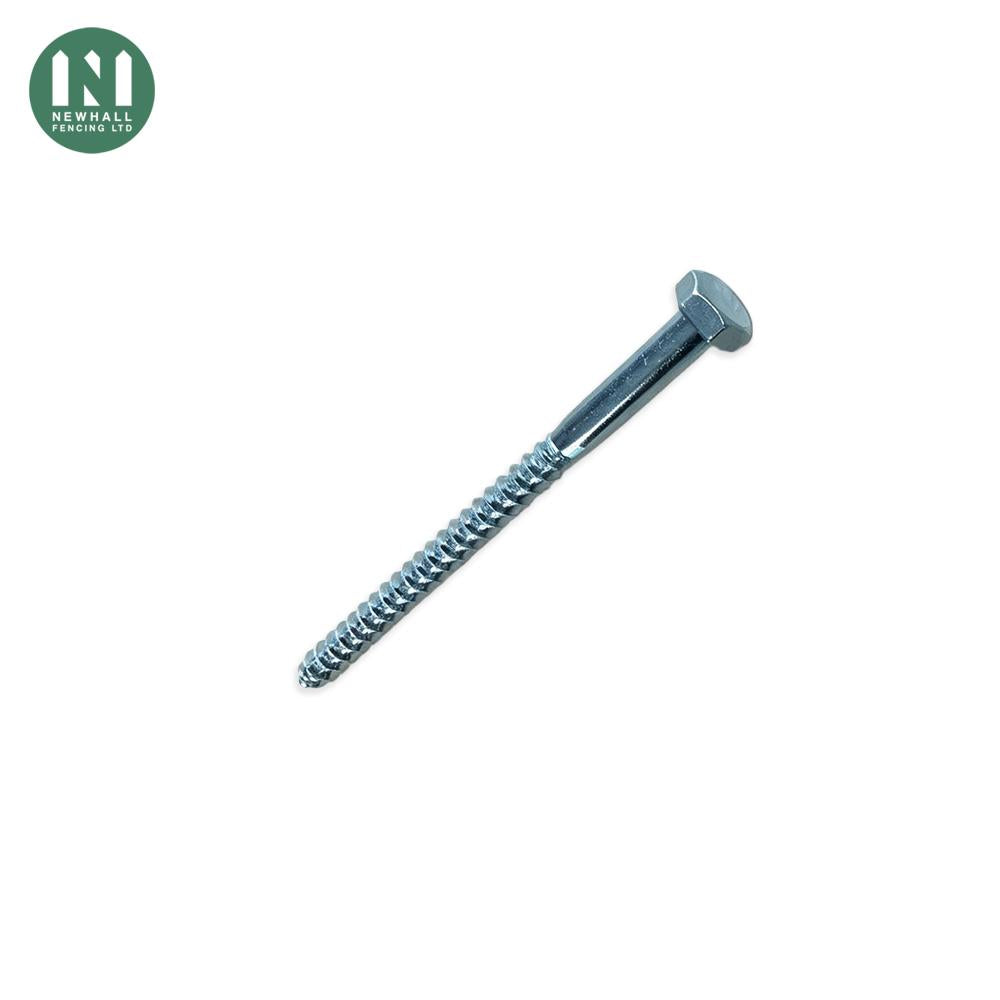 M10 120mm galvanised coach screw