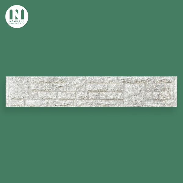 12 inch rock face concrete gravel board