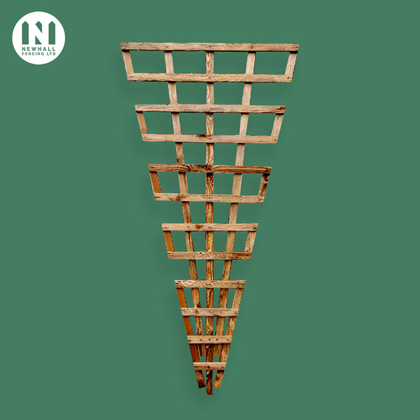 6x3 timber fan trellis panel