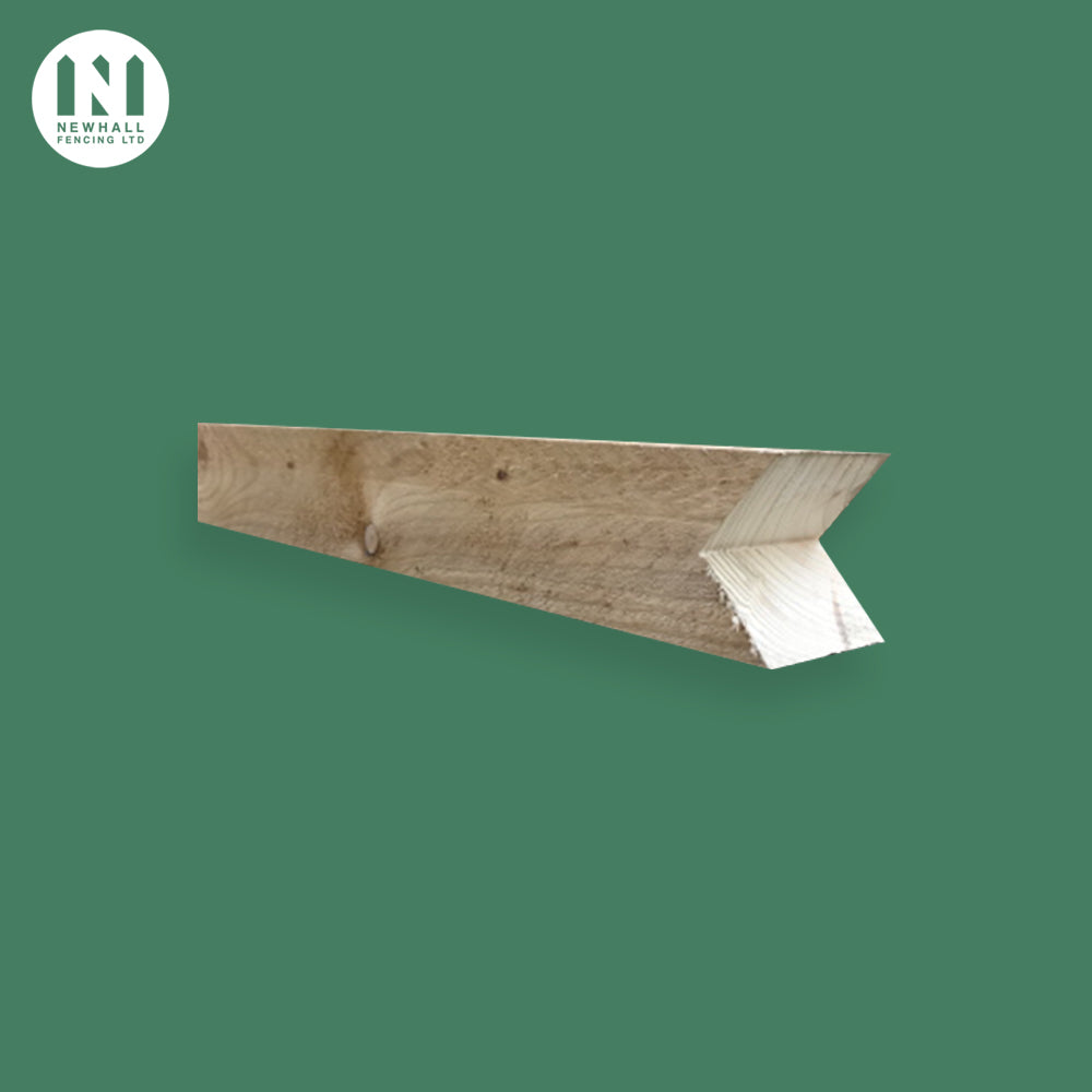 4x4 timber trip rail post, 750mm