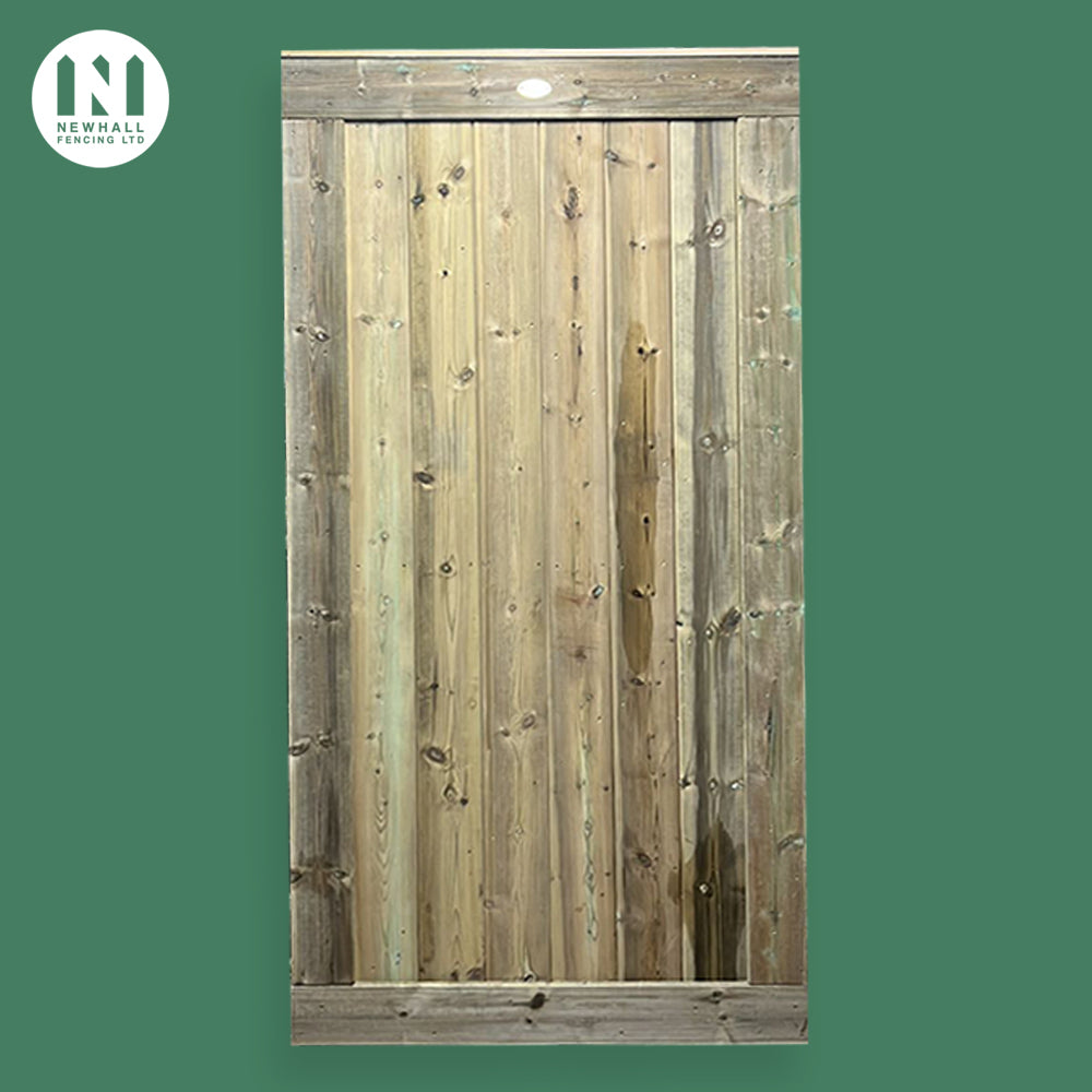 6FT Framed Vertical Tongue & Groove Gate