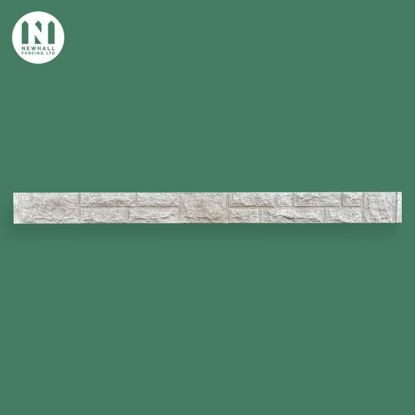 6 inch rock face concrete gravel board