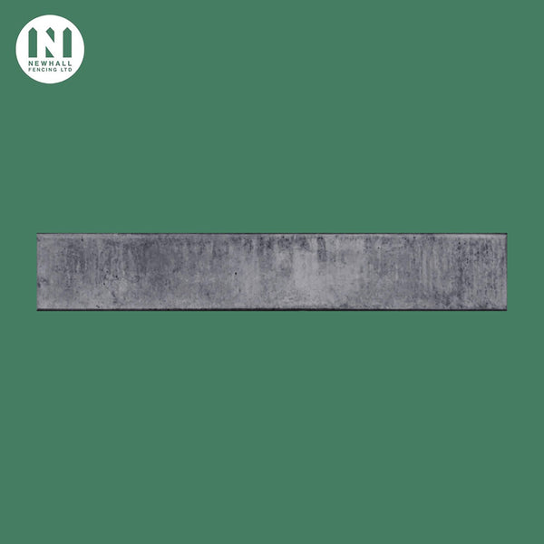 Grey pigmented 12 inch smooth face concrete gravel board