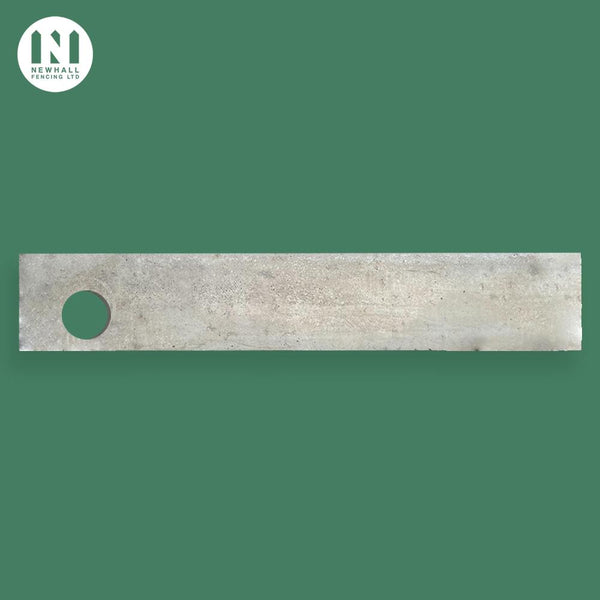 12 inch smooth concrete gravel board with hedgehog hole