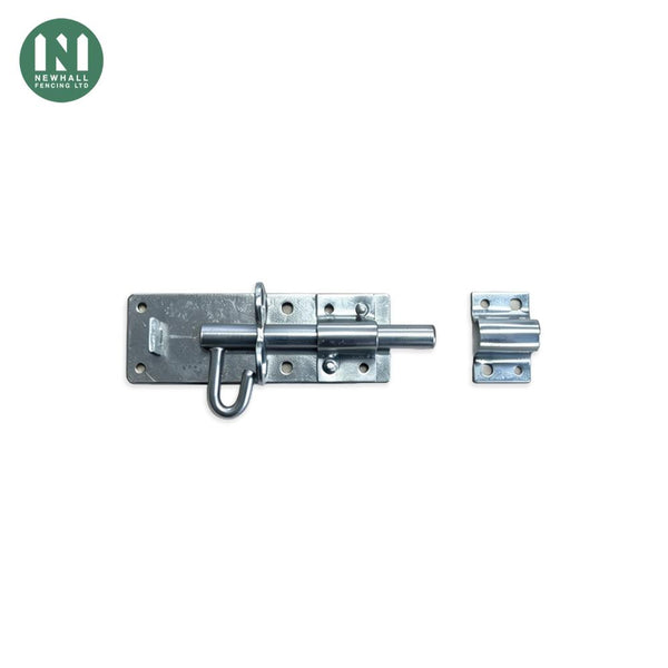 6 inch heavy duty pad bolt in BZP finish
