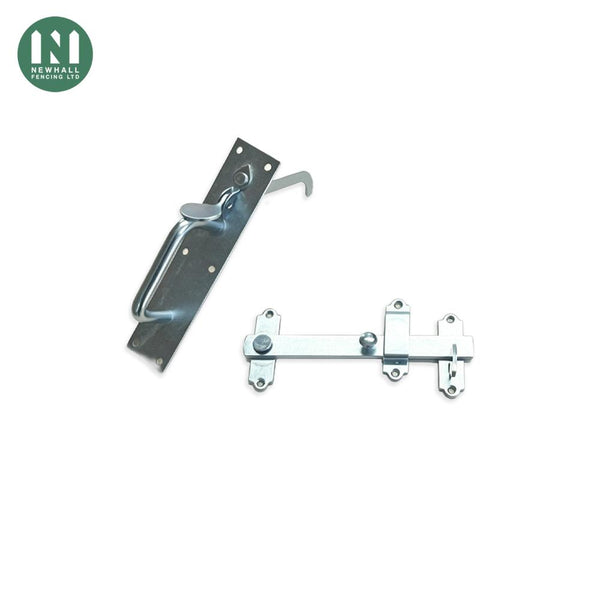 Heavy duty Suffolk latch and catch in BZP finish