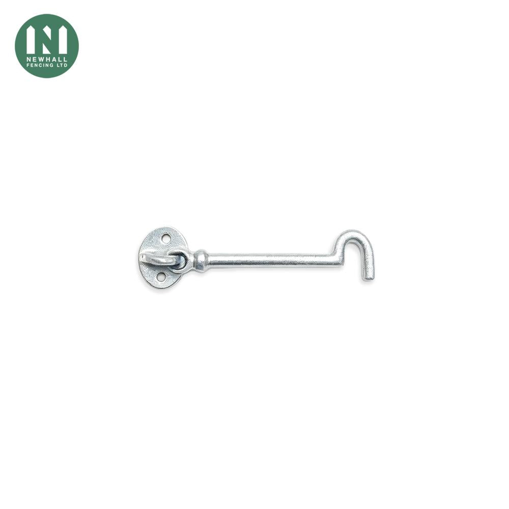 6 inch galvanised cabin hook for holding a gate open